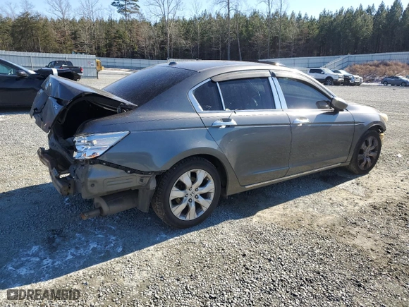 2009 Honda Accord Sdn EX-L with VIN 1HGCP36849A019263, listed as a Copart auction lot 41814315 with 193,003 mi miles and Salvage Title. Bid and sale history available at carsss.com. Image 3.