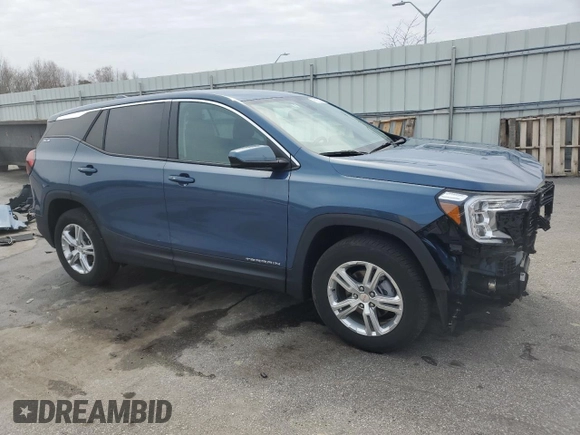 2024 GMC Terrain SLE with VIN 3GKALTEG8RL333103, listed as a Copart auction lot 53244425 with 14,174 mi miles and Clean Title. Bid and sale history available at DreamBid. Image 4.