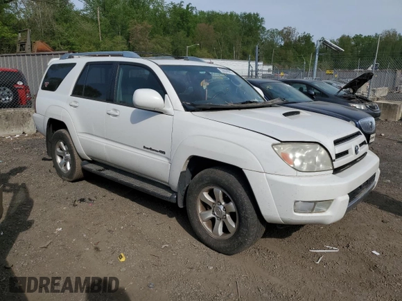 2004 Toyota 4Runner SR5 with VIN JTEBU14RX40029339, listed as a Copart auction lot 53664885 with 209,879 mi miles and Salvage Title. Bid and sale history available at DreamBid. Image 4.