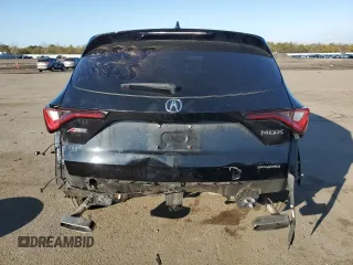 2022 Acura MDX with VIN 5J8YE1H39NL006153, listed as a Copart auction lot 46511585 with 0 mi miles and Salvage Title. Bid and sale history available at carsss.com. Image 6.