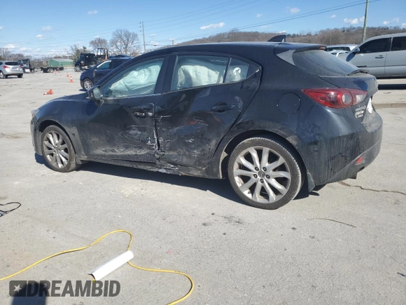2014 Mazda 3 S Touring with VIN JM1BM1L32E1193813, listed as a Copart auction lot 46899755 with 137,707 mi miles and Salvage Title. Bid and sale history available at DreamBid. Image 2.