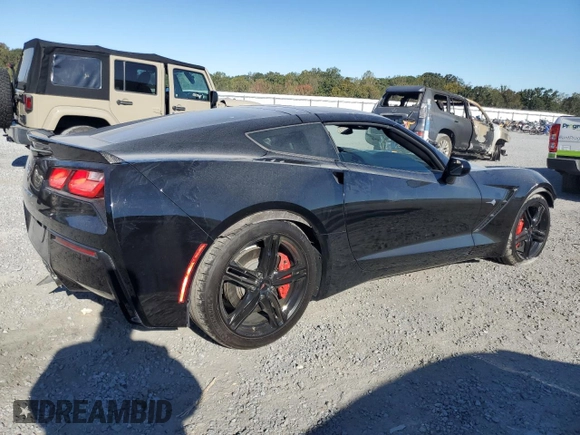 2016 Chevrolet Corvette 2LT with VIN 1G1YD2D73G5121850, listed as a Copart auction lot 76275944 with 58,252 mi miles and Salvage Title. Bid and sale history available at carsss.com. Image 3.