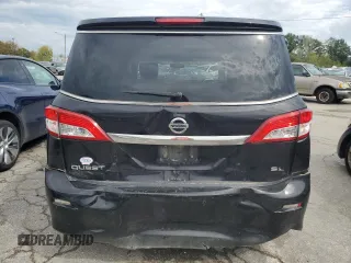 2011 Nissan Quest S with VIN JN8AE2KP9B9009391, listed as a Copart auction lot 71608444 with 87,421 mi miles and Salvage Title. Bid and sale history available at carsss.com. Image 6.