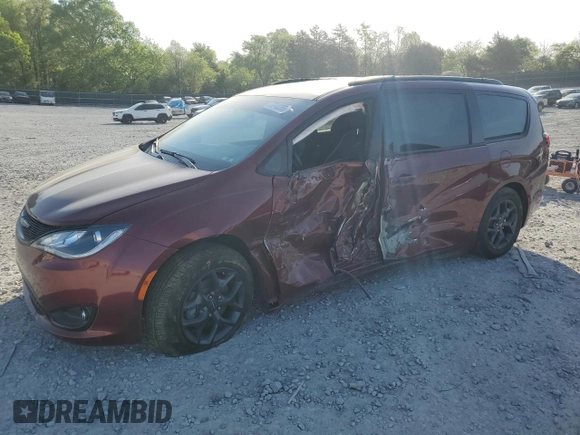 2018 Chrysler Pacifica Touring L with VIN 2C4RC1BG7JR332720, listed as a Copart auction lot 53940265 with 58,523 mi miles and Salvage Title. Bid and sale history available at DreamBid. Image 1.
