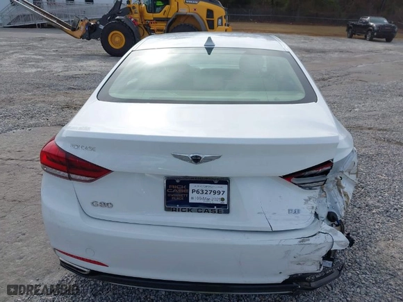 2020 Genesis G80 3.8L with VIN KMTFN4JE6LU337106, listed as a IAAI auction lot 41613021 with NaN miles. Bid and sale history available at carsss.com. Image 16.