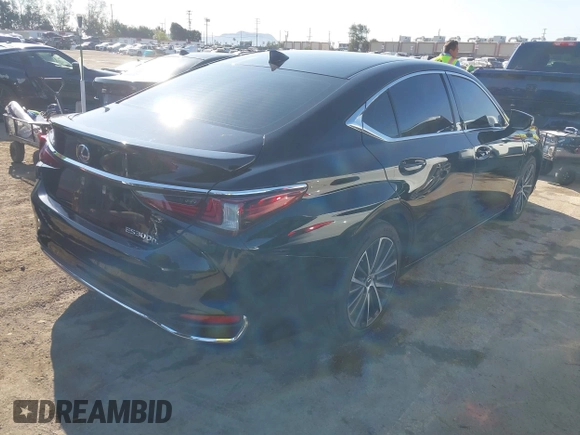 2024 Lexus ES with VIN 58ADA1C1XRU041495, listed as a IAAI auction lot 41808119 with 84,553 mi miles. Bid and sale history available at carsss.com. Image 4.