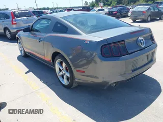 2014 Ford Mustang V6 with VIN 1ZVBP8AM4E5291307, listed as a IAAI auction lot 42026370 with 76,084 mi miles. Bid and sale history available at carsss.com. Image 3.