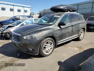 2014 Infiniti QX60 Hybrid with VIN 5N1CL0MM5EC517491, listed as a Copart auction lot 46006525 with 147,930 mi miles and Clean Title. Bid and sale history available at DreamBid. Image 1.