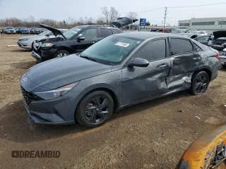2023 Hyundai Elantra SEL z VIN KMHLM4AG1PU594326, wystawiony jako Copart lot #51171895 z przebiegiem 34 709 mil mil oraz Szkoda całkowita • Salvage title. Historia ofert i sprzedaży dostępna na DreamBid. Obrazek 1.