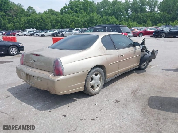 2004 Chevrolet Monte Carlo LS with VIN 2G1WW12E949340887, listed as a IAAI auction lot 39404025 with 224,193 mi miles. Bid and sale history available at carsss.com. Image 4.