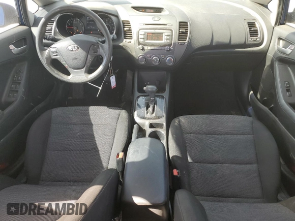 2017 Kia Forte LX with VIN 3KPFK4A70HE141614, listed as a Copart auction lot 49859225 with 64,561 mi miles and Salvage Title. Bid and sale history available at carsss.com. Image 8.