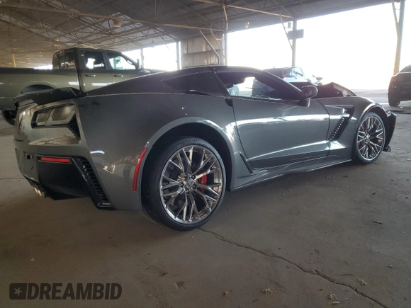 2016 Chevrolet Corvette Z06 3LZ with VIN 1G1YU2D63G5604956, listed as a Copart auction lot 77222634 with 29,658 mi miles and Salvage Title. Bid and sale history available at carsss.com. Image 3.