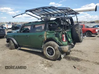 2022 Ford Bronco with VIN 1FMEE5DP3NLB78207, listed as a Copart auction lot 51424635 with 34,004 mi miles and Salvage title. Bid and sale history available at DreamBid. Image 2.