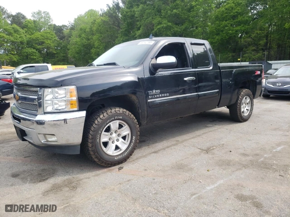 2012 Chevrolet Silverado 1500 LT with VIN 1GCRCSE06CZ202778, listed as a Copart auction lot 53242765 with 202,285 mi miles and Clean Title. Bid and sale history available at carsss.com. Image 1.