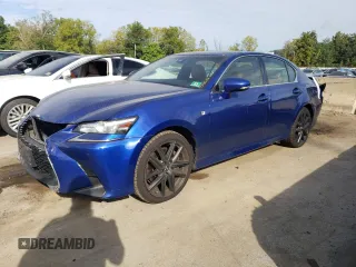 2016 Lexus GS 350 with VIN JTHCZ1BL3GA000285, listed as a Copart auction lot 72135184 with 79,400 mi miles and Salvage Title. Bid and sale history available at carsss.com. Image 1.
