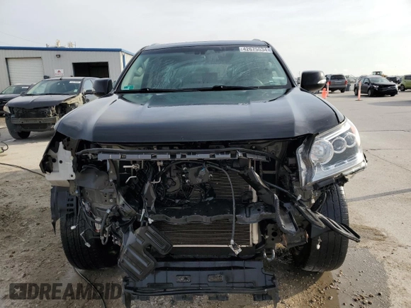 2019 Lexus GX with VIN JTJJM7FX5K5219254, listed as a Copart auction lot 42675534 with 130,800 mi miles and Salvage Title. Bid and sale history available at carsss.com. Image 5.