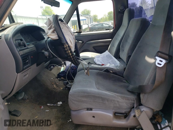 1995 Ford F-150 with VIN 1FTEF15N7SNB13223, listed as a Copart auction lot 56002595 with Not provided miles and Salvage title. Bid and sale history available at DreamBid. Image 7.