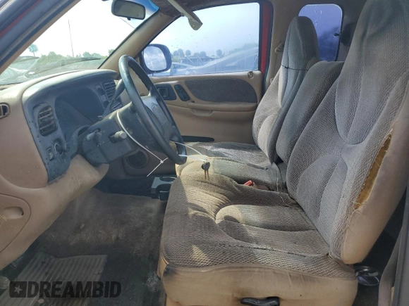 1998 Dodge Dakota SLT with VIN 1B7GL22Y4WS511292, listed as a Copart auction lot 74064374 with 0 mi miles and Salvage Title. Bid and sale history available at carsss.com. Image 7.