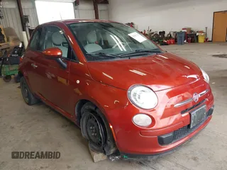 2014 FIAT 500 Pop with VIN 3C3CFFAR7ET283040, listed as a IAAI auction lot 41851762 with 50,260 mi miles. Bid and sale history available at carsss.com. Image 1.