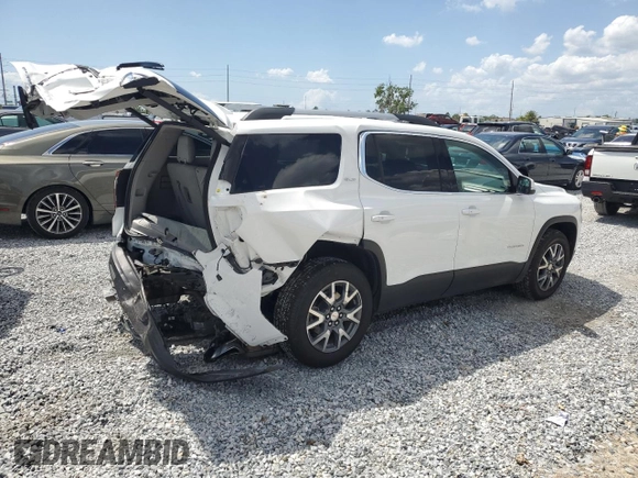 2023 GMC Acadia SLT with VIN 1GKKNML46PZ155713, listed as a Copart auction lot 52721385 with 43,801 mi miles and Non Repairable. Bid and sale history available at DreamBid. Image 3.