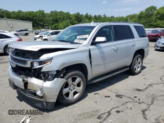 2015 Chevrolet Tahoe LT z VIN 1GNSKBKCXFR576731, wystawiony jako Copart lot #60598175 z przebiegiem 138 474 mil mil oraz Szkoda całkowita • Salvage title. Historia ofert i sprzedaży dostępna na DreamBid. Obrazek 1.