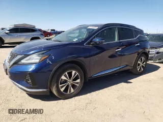 2020 Nissan Murano SV with VIN 5N1AZ2BS9LN150714, listed as a Copart auction lot 47189985 with 37,997 mi miles and Salvage title. Bid and sale history available at DreamBid. Image 1.