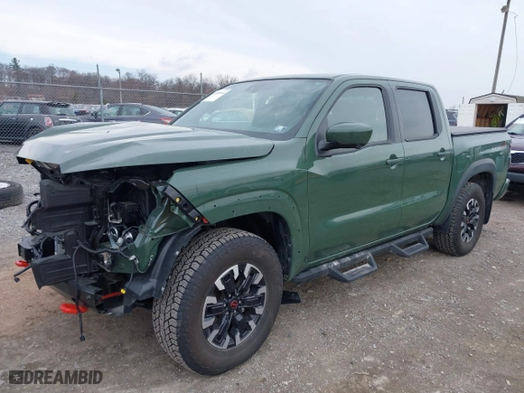 2024 Nissan Frontier PRO-4X with VIN 1N6ED1EK3RN609039, listed as a IAAI auction lot 41868044 with 9,957 mi miles. Bid and sale history available at carsss.com. Image 17.