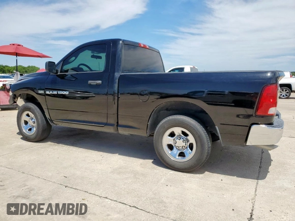 2012 Ram 1500 Express with VIN 3C6JD6AT7CG183408, listed as a Copart auction lot 57630175 with 124,003 mi miles and Salvage title. Bid and sale history available at DreamBid. Image 2.