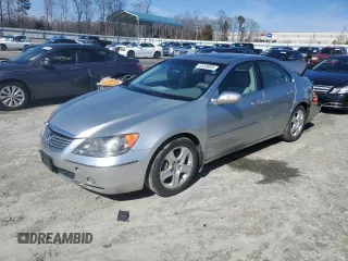 2008 Acura RL Tech Pkg with VIN JH4KB16678C003877, listed as a Copart auction lot 45499005 with 99,881 mi miles and Salvage Title. Bid and sale history available at carsss.com. Image 1.