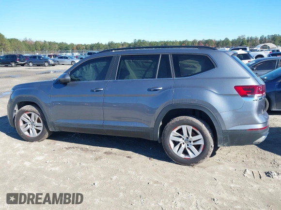 2021 Volkswagen Atlas S with VIN 1V2AP2CA1MC515687, listed as a IAAI auction lot 41083239 with 46,354 mi miles and . Bid and sale history available at DreamBid. Image 13.