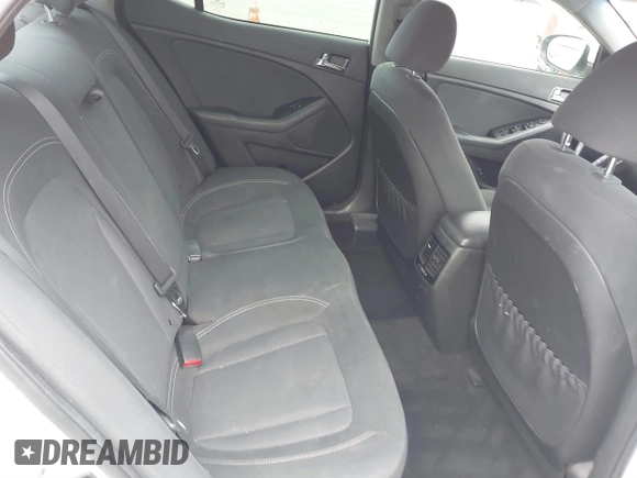 2012 Kia Optima Hybrid with VIN KNAGM4AD7C5013599, listed as a IAAI auction lot 41895083 with 118,181 mi miles. Bid and sale history available at carsss.com. Image 8.