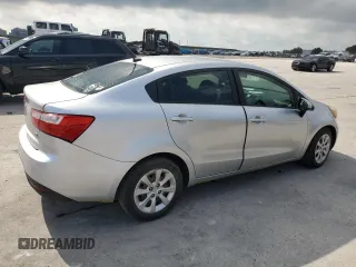 2013 Kia Rio LX with VIN KNADM4A39D6240640, listed as a Copart auction lot 71702734 with Not Provided miles and Salvage Title. Bid and sale history available at carsss.com. Image 3.
