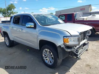 2019 GMC Canyon 4WD SLT with VIN 1GTG6DEN7K1242385, listed as a IAAI auction lot 40313042 with 53,635 mi miles and . Bid and sale history available at DreamBid. Image 1.