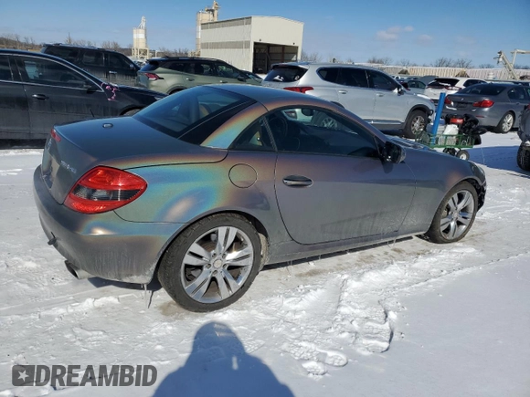 2009 Mercedes-Benz SLK 350 z VIN WDBWK58F19F199871, wystawiony jako Copart lot #45205915 z przebiegiem 115 395 mil mil oraz Szkoda całkowita • Salvage title. Historia ofert i sprzedaży dostępna na DreamBid. Obrazek 3.