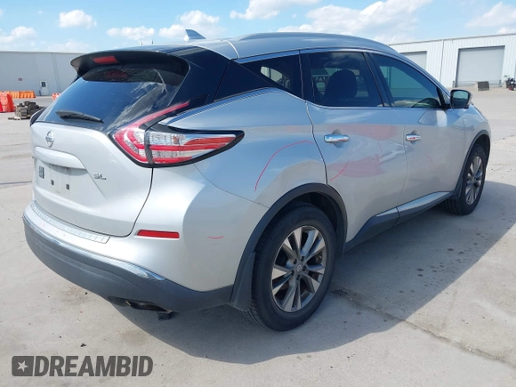 2018 Nissan Murano S z VIN 5N1AZ2MG6JN128417, wystawiony jako IAAI lot #42253823 z przebiegiem 128 946 mil mil oraz . Historia ofert i sprzedaży dostępna na DreamBid. Obrazek 4.