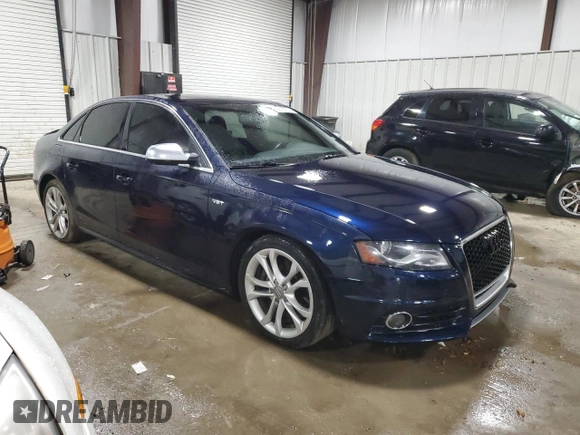 2010 Audi S4 Premium Plus with VIN WAUBGAFL0AA179810, listed as a Copart auction lot 86384174 with 105,719 mi miles and Salvage Title. Bid and sale history available at carsss.com. Image 4.