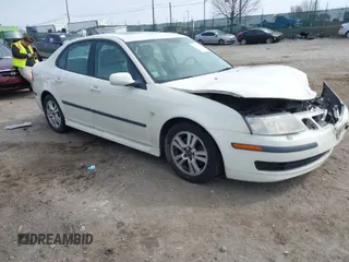 2006 Saab 9-3 with VIN YS3FD49Y661133792, listed as a IAAI auction lot 41776125 with 122,093 mi miles. Bid and sale history available at carsss.com. Image 1.