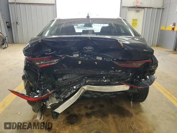 2025 Toyota Camry LE with VIN 4T1DAACK8SU528619, listed as a Copart auction lot 51645145 with 5,915 mi miles and Salvage Title. Bid and sale history available at DreamBid. Image 6.