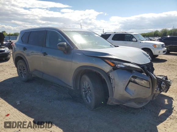 2023 Nissan Rogue S with VIN 5N1BT3AB8PC779895, listed as a Copart auction lot 57970125 with Not provided miles and Salvage title. Bid and sale history available at DreamBid. Image 4.