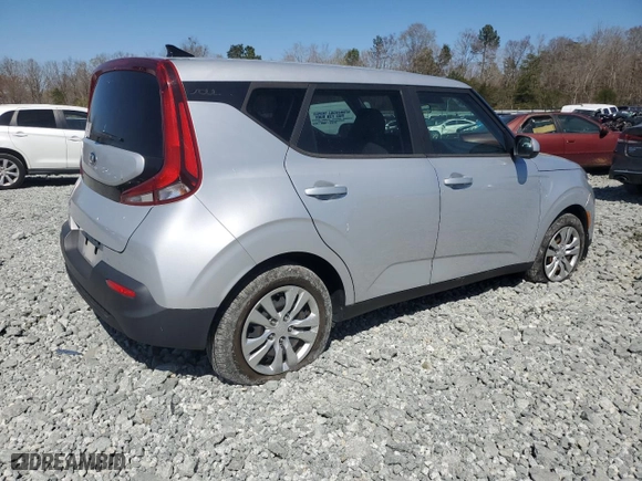 2020 Kia Soul LX with VIN KNDJ23AU6L7031220, listed as a Copart auction lot 50862775 with 66,614 mi miles and Salvage Title. Bid and sale history available at carsss.com. Image 3.