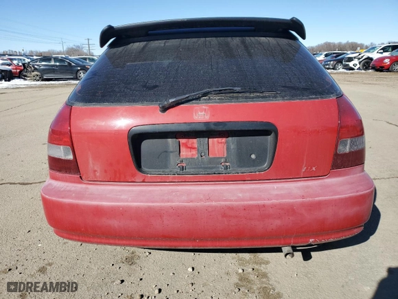 1999 Honda Civic DX with VIN 2HGEJ6440XH102070, listed as a Copart auction lot 44971915 with 207,799 mi miles and Salvage Title. Bid and sale history available at carsss.com. Image 6.