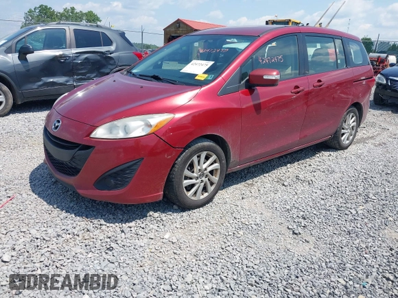 2013 Mazda 5 Sport z VIN JM1CW2BL9D0156297, wystawiony jako IAAI lot #42472475 z przebiegiem 249 858 mil mil oraz . Historia ofert i sprzedaży dostępna na DreamBid. Obrazek 2.
