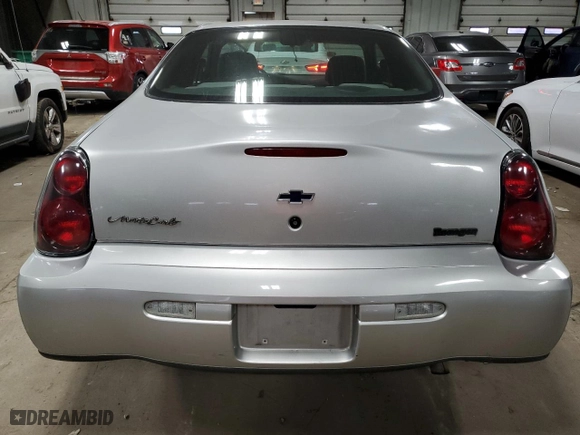 2002 Chevrolet Monte Carlo LS with VIN 2G1WW12EX29231271, listed as a Copart auction lot 82570934 with 145,028 mi miles and Non Repairable. Bid and sale history available at carsss.com. Image 6.