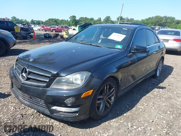 2014 Mercedes-Benz C 250 Sport with VIN WDDGF4HBXER303757, listed as a IAAI auction lot 42739717 with 110,738 mi miles and . Bid and sale history available at DreamBid. Image 2.