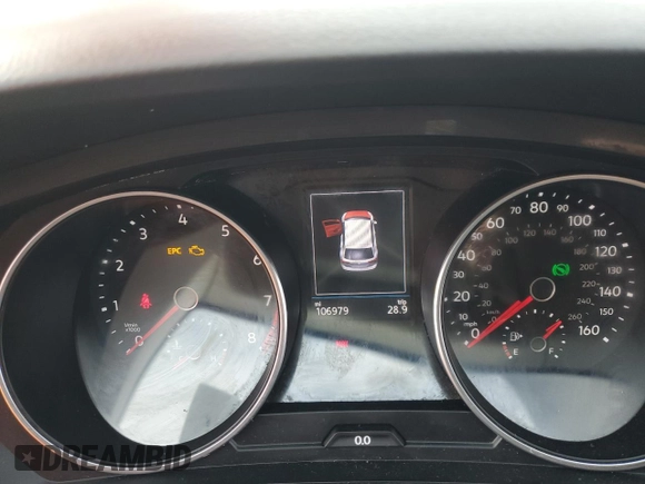 2018 Volkswagen Tiguan S with VIN 3VV0B7AX6JM111232, listed as a Copart auction lot 74944624 with 106,979 mi miles and Salvage Title. Bid and sale history available at DreamBid. Image 9.