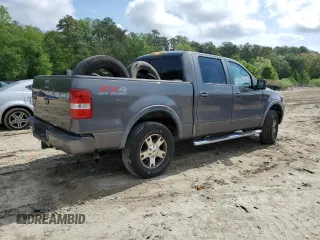 2008 Ford F-150 XLT with VIN 1FTPW14558FA98461, listed as a Copart auction lot 55632555 with 171,220 mi miles and Salvage title. Bid and sale history available at DreamBid. Image 3.