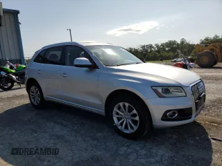2014 Audi Q5 Premium Plus with VIN WA1LFAFP8EA008350, listed as a Copart auction lot 60706995 with 80,916 mi miles and Salvage title. Bid and sale history available at DreamBid. Image 4.