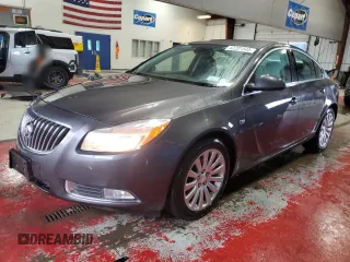 2011 Buick Regal CXL Turbo TO2 with VIN W04GW5EV4B1077671, listed as a Copart auction lot 42201545 with 119,404 mi miles and Salvage Title. Bid and sale history available at carsss.com. Image 1.