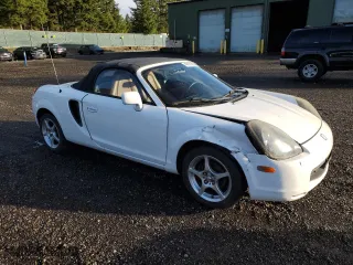 2002 Toyota MR2 Spyder with VIN JTDFR320720050590, listed as a Copart auction lot 46651395 with 155,998 mi miles and Salvage Title. Bid and sale history available at carsss.com. Image 4.