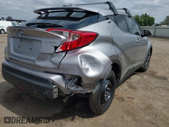2019 Toyota C-HR XLE with VIN JTNKHMBX3K1016723, listed as a IAAI auction lot 42040571 with 158,804 mi miles. Bid and sale history available at carsss.com. Image 6.
